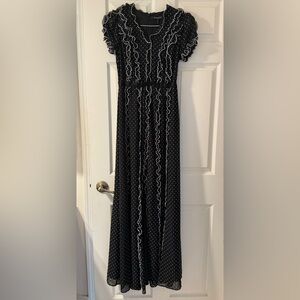 BCBGMaxAzria Black evening gown